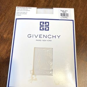 VTG Givenchy Nylons White French Ultra Sheer